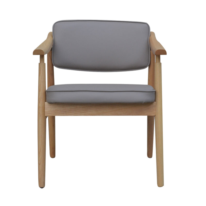 Traditional Style Dining Chairs Kitchen Arm Side Dining Chair with Wooden Legs