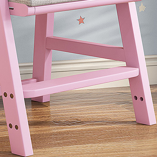 Contemporary Style Dining Chairs Dining Arm Side Chairs with Wooden Legs