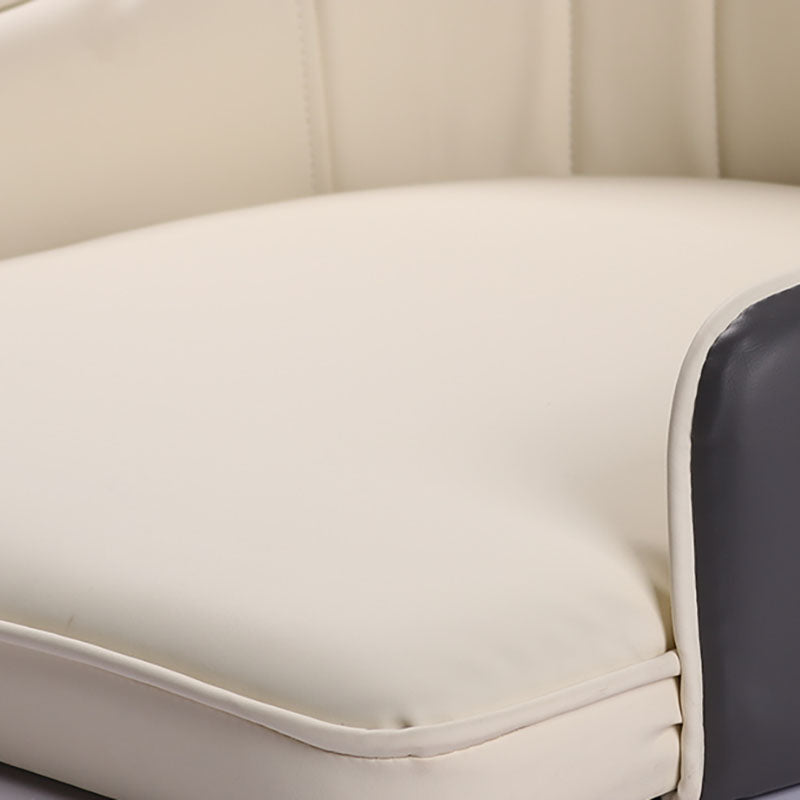 Leather Dining Chairs Scandinavian Arm Solid Back Dining Side Chair