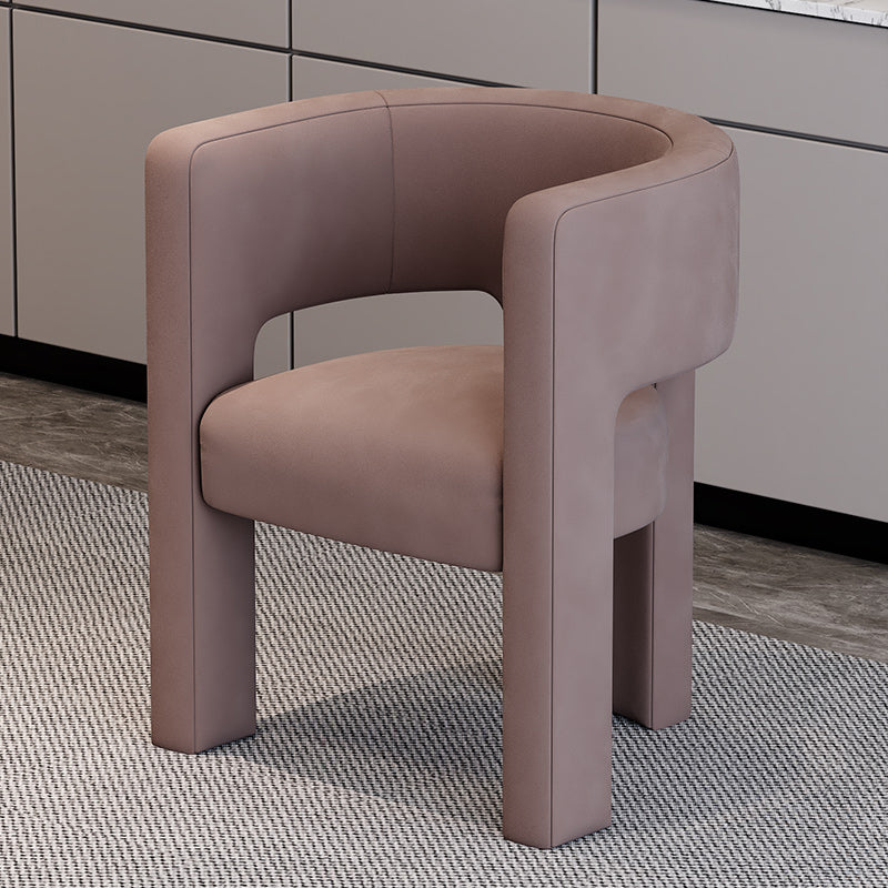 Contemporary Style Chair Dining Chair Open Back Arm Chair for Indoor