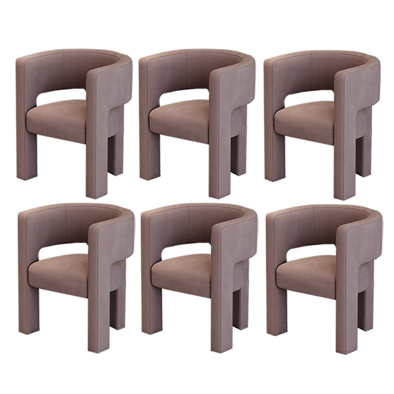 Contemporary Style Chair Dining Chair Open Back Arm Chair for Indoor