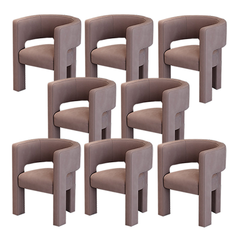 Contemporary Style Chair Dining Chair Open Back Arm Chair for Indoor