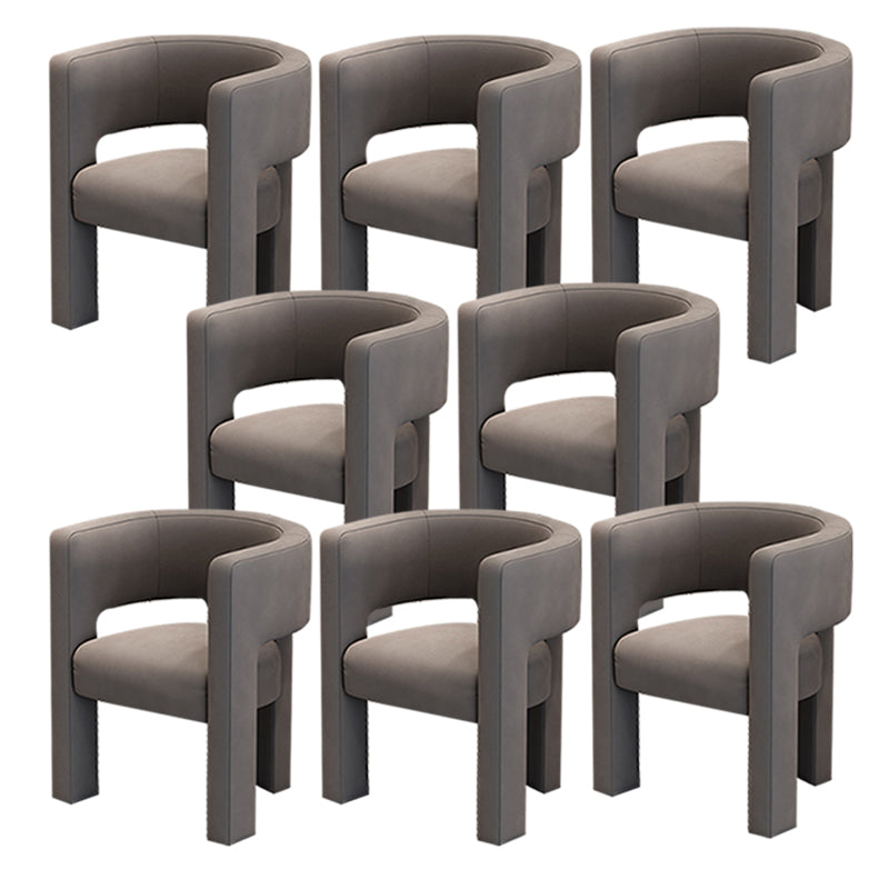 Contemporary Style Chair Dining Chair Open Back Arm Chair for Indoor