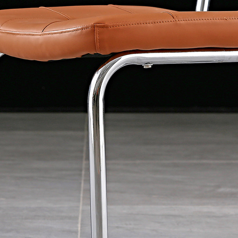 Industrial Upholstered Dining Side Chair Open Back Side Dining Chairs