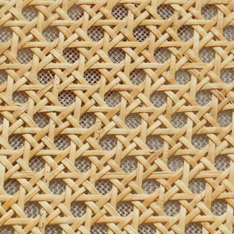 Traditional Style Dining Chair Solid Wood Cane Back Arm Chair for Home