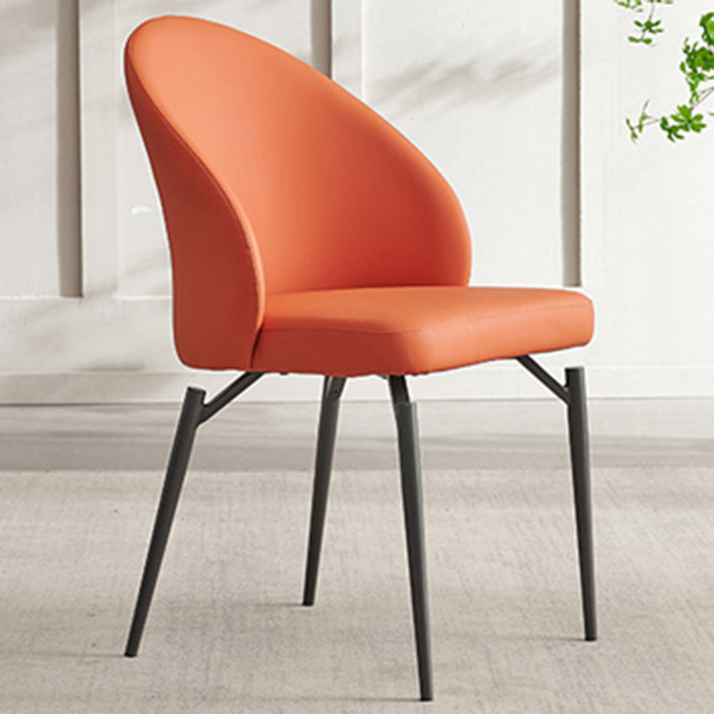 Modern Dining Accent Chair Upholstered Armless Dining Chairs