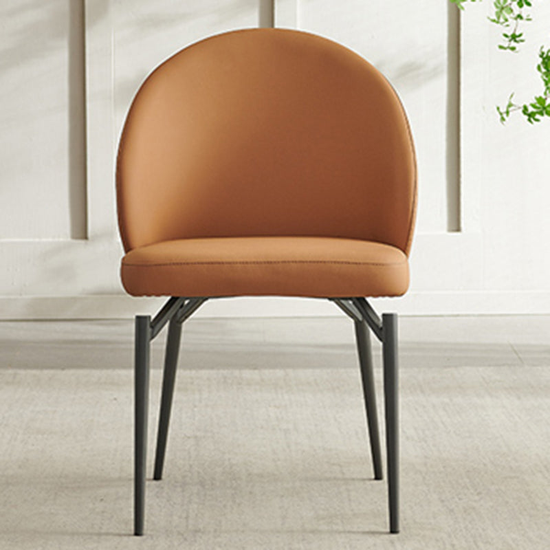 Modern Dining Accent Chair Upholstered Armless Dining Chairs