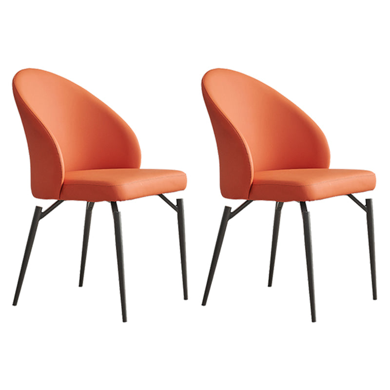 Modern Dining Accent Chair Upholstered Armless Dining Chairs