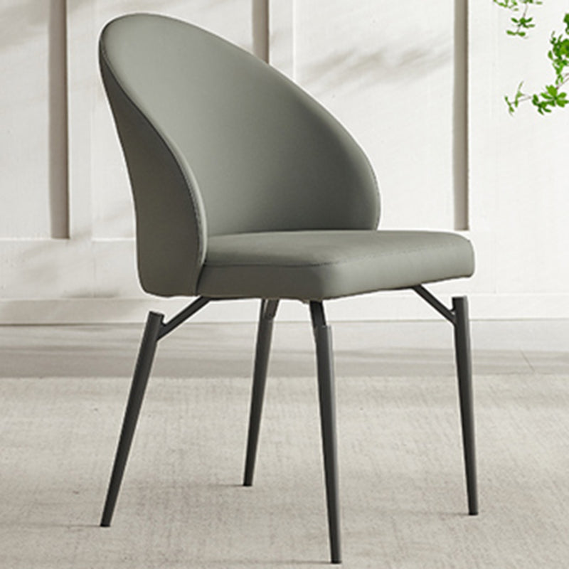 Modern Dining Accent Chair Upholstered Armless Dining Chairs