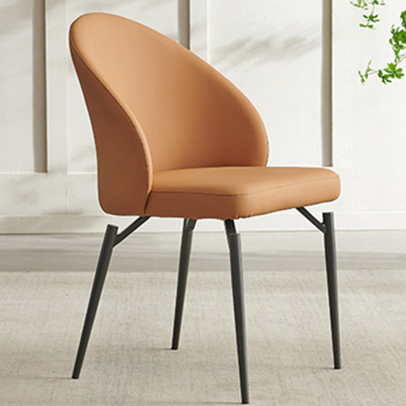 Modern Dining Accent Chair Upholstered Armless Dining Chairs