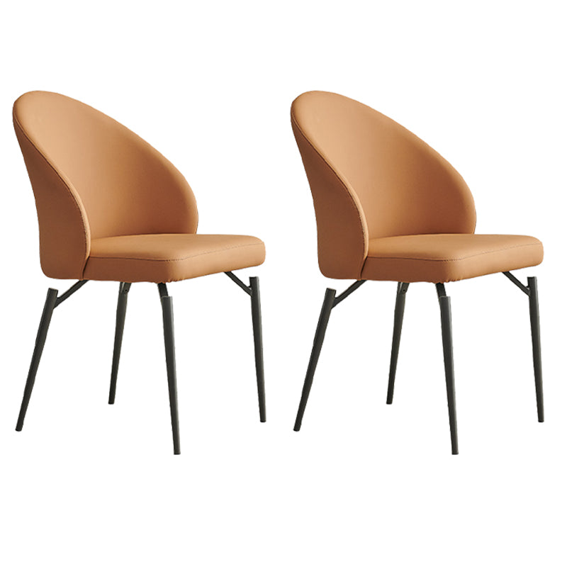 Modern Dining Accent Chair Upholstered Armless Dining Chairs