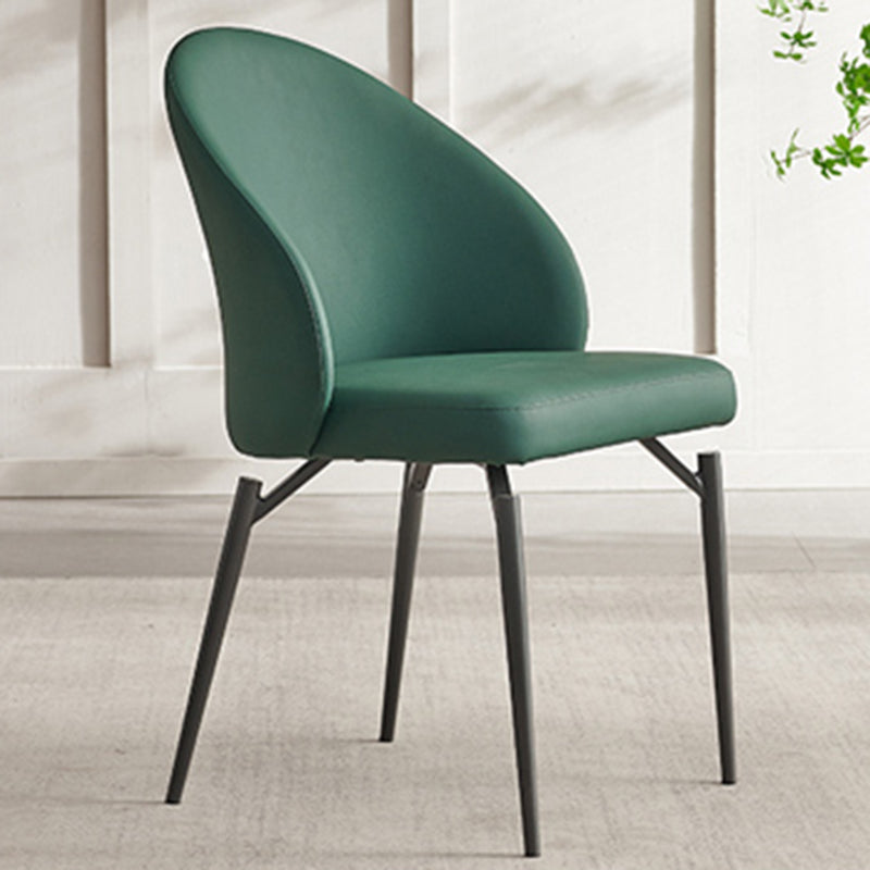 Modern Dining Accent Chair Upholstered Armless Dining Chairs