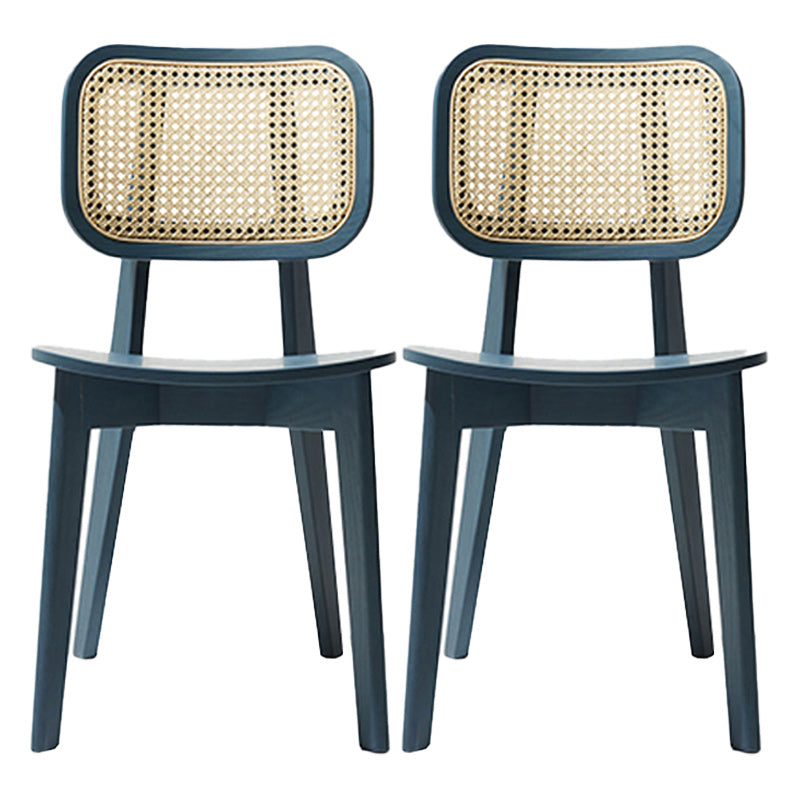 Traditional Solid Wood Side Chair Open Back Dining Side Chair