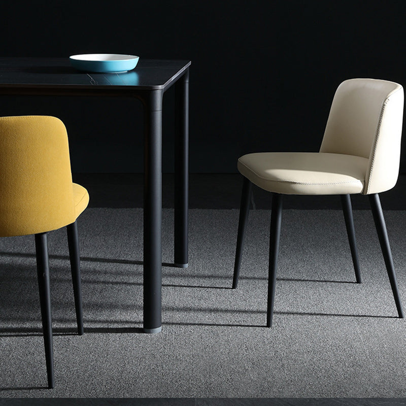 Contemporary Home Dining Chairs Armless Low Back Dining Side Chair