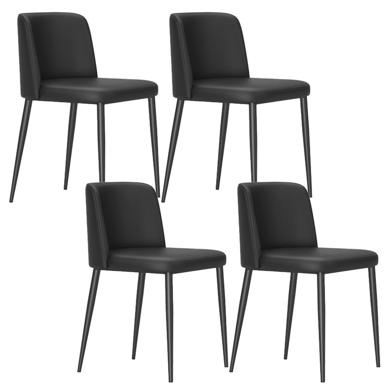 Contemporary Home Dining Chairs Armless Low Back Dining Side Chair