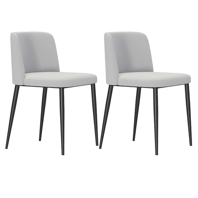 Contemporary Home Dining Chairs Armless Low Back Dining Side Chair