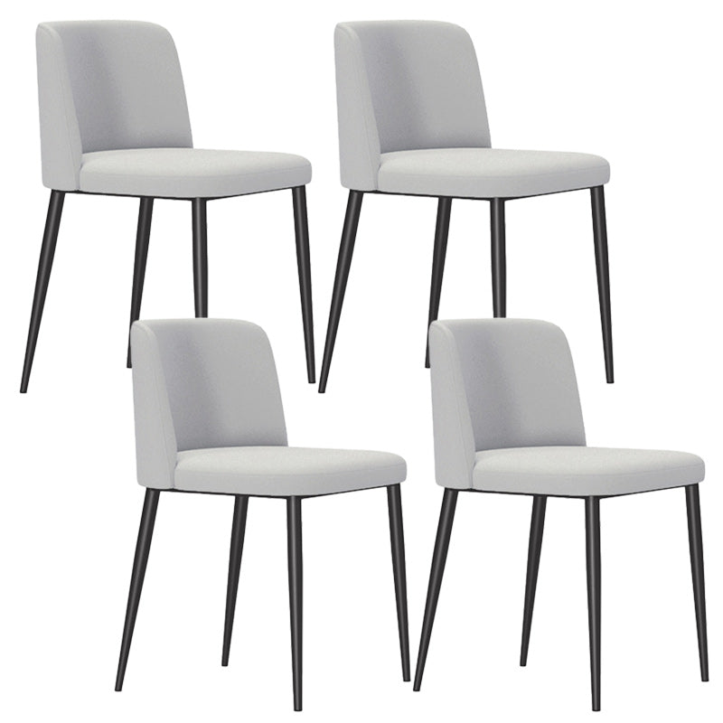Contemporary Home Dining Chairs Armless Low Back Dining Side Chair