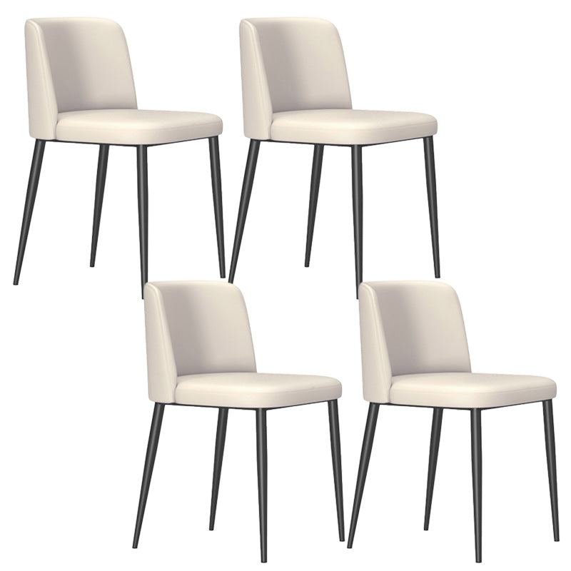 Contemporary Home Dining Chairs Armless Low Back Dining Side Chair
