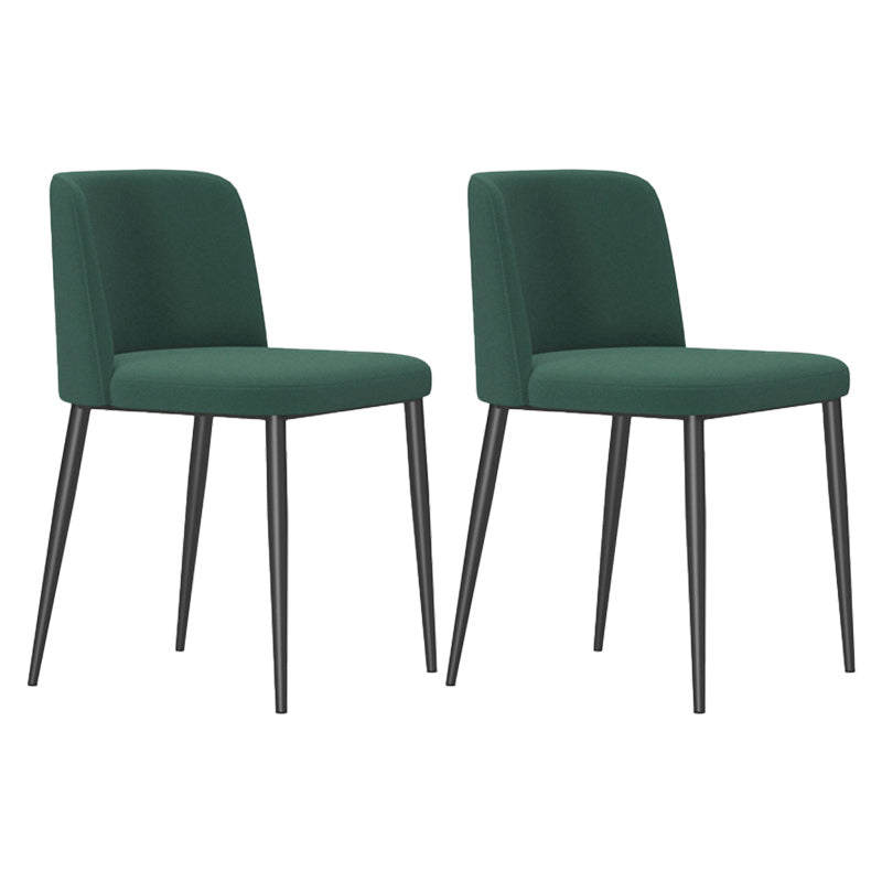 Contemporary Home Dining Chairs Armless Low Back Dining Side Chair