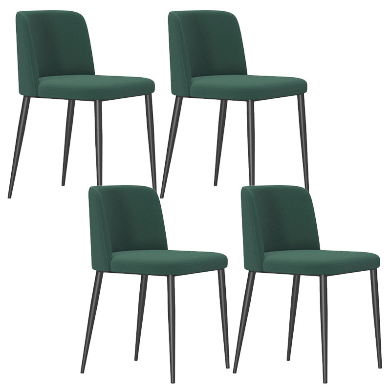 Contemporary Home Dining Chairs Armless Low Back Dining Side Chair