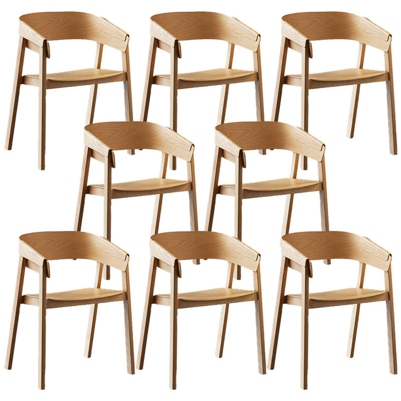 Contemporary Style Dining Chair Solid Wood Dining Room Chair for Home