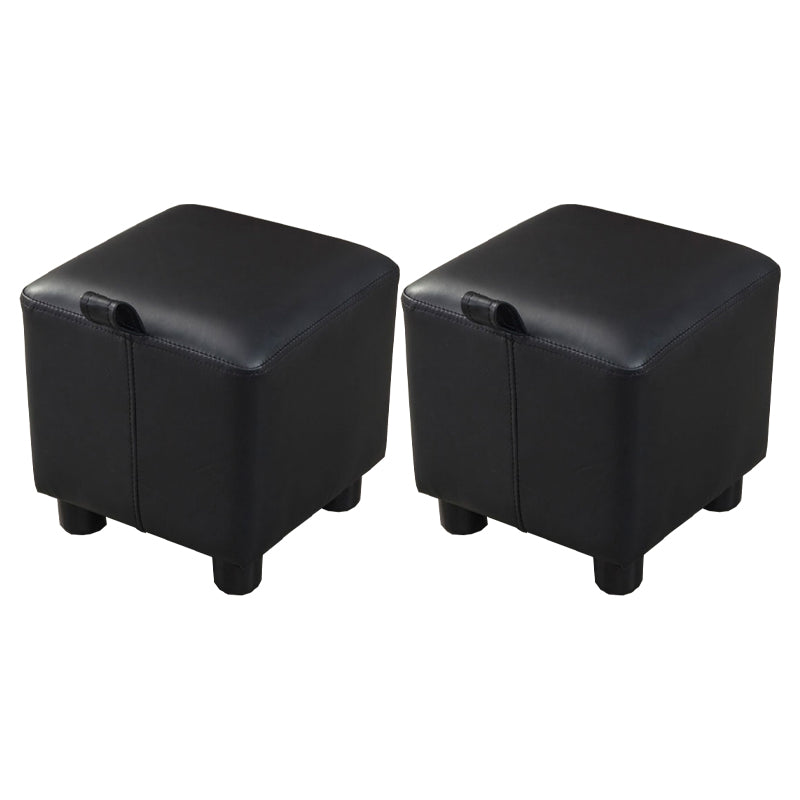 Faux Leather Standard Square Water Resistant Indoor Standard