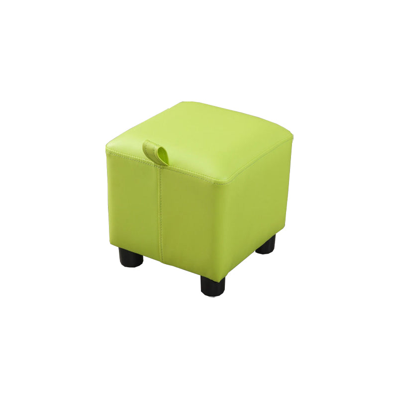 Faux Leather Standard Square Water Resistant Indoor Standard