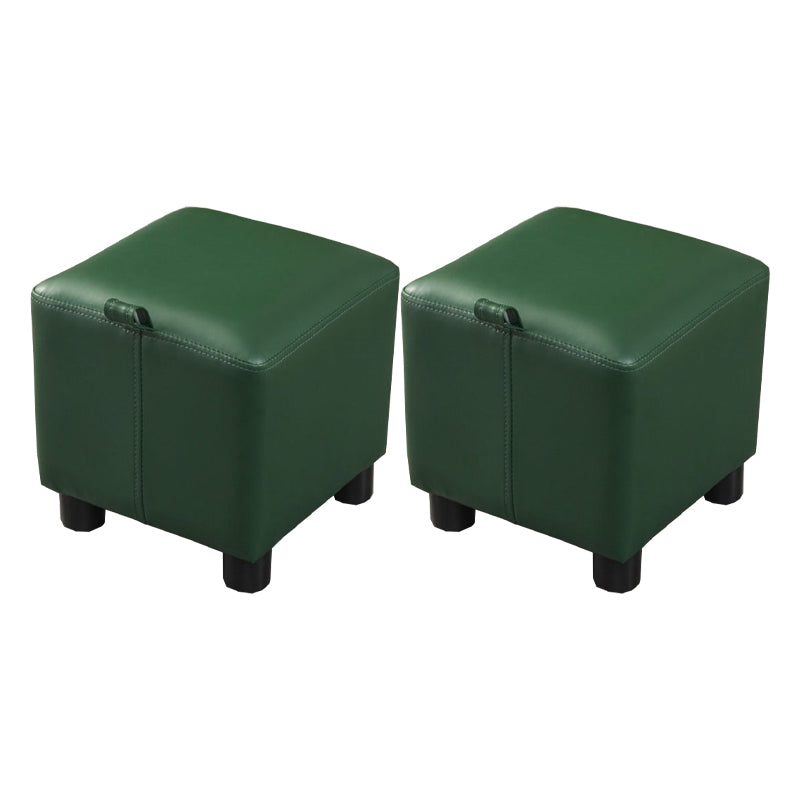 Faux Leather Standard Square Water Resistant Indoor Standard