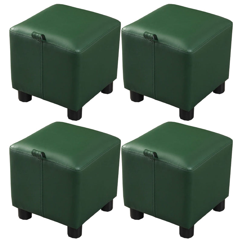 Faux Leather Standard Square Water Resistant Indoor Standard