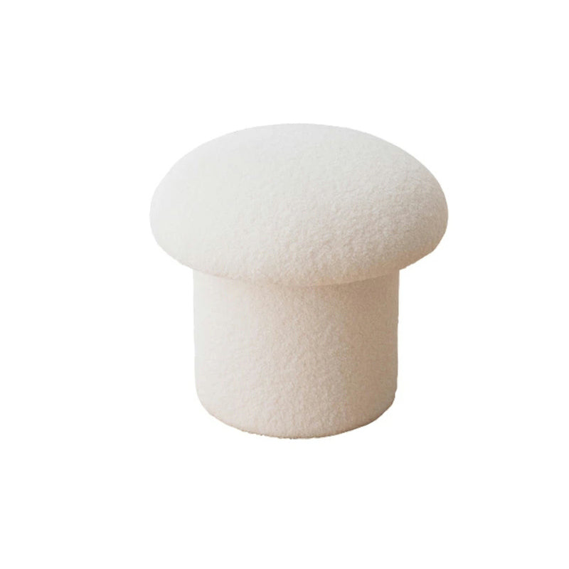 Contemporary Specialty Ottoman Velvet Tear Resistant Plain Pouf Ottoman