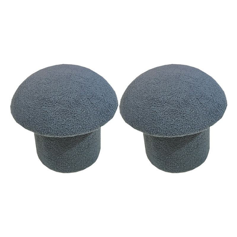 Contemporary Specialty Ottoman Velvet Tear Resistant Plain Pouf Ottoman