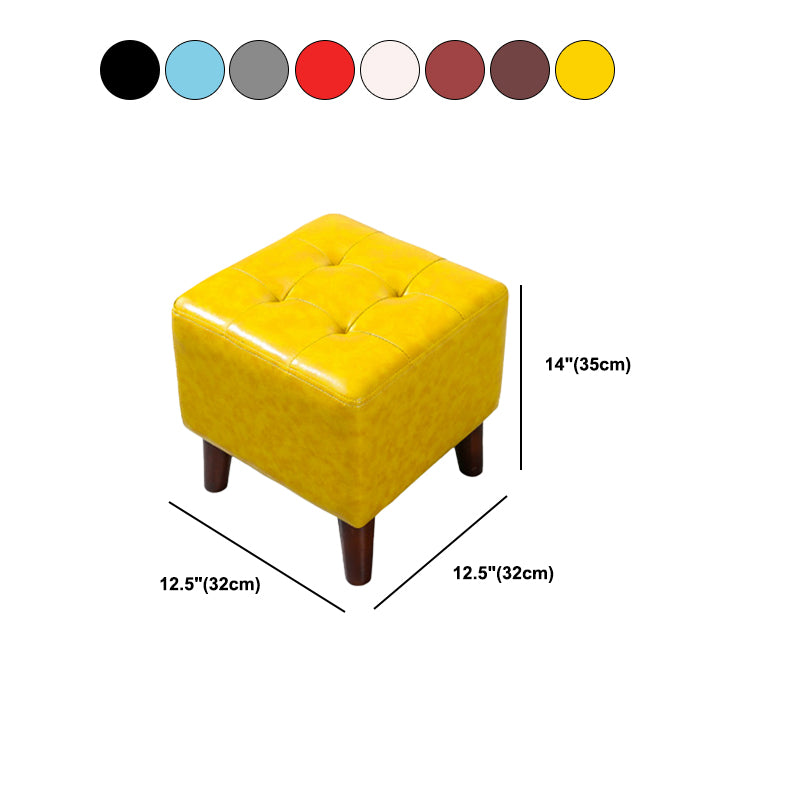 Modern Standard Faux Leather Water Resistant Indoor Standard