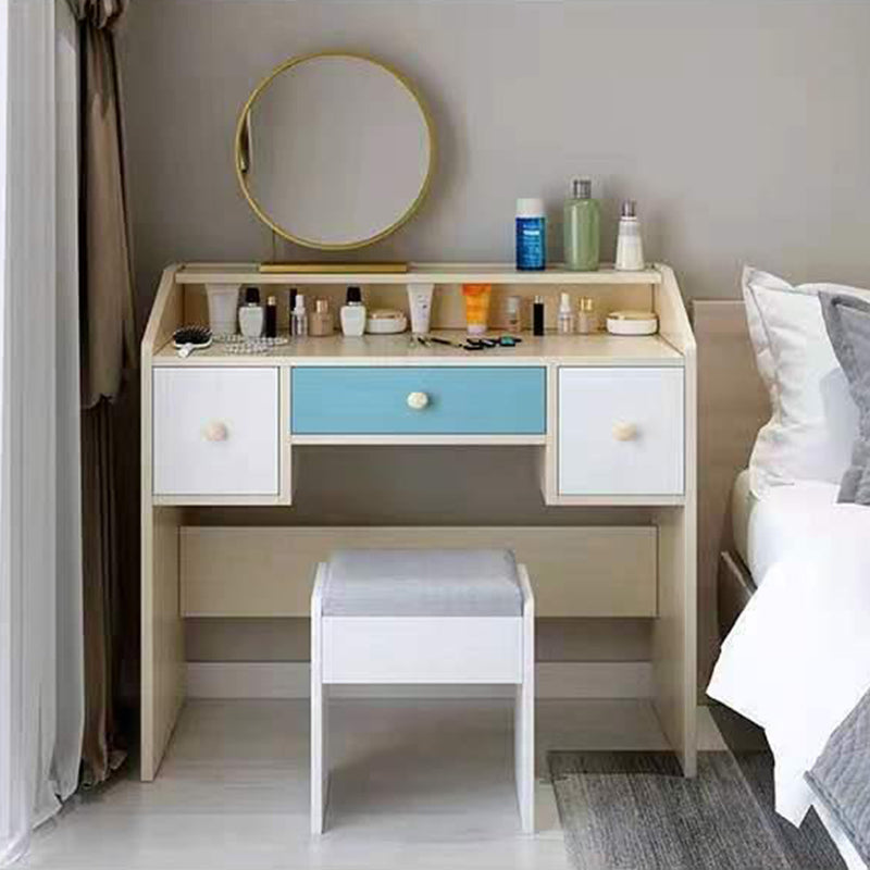 Genuine Leather Standard Ottoman Stain Resistant Rectangle Mid-Century Modern Ottoman