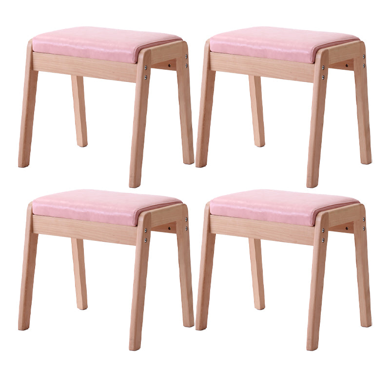 Modern Standard Yellow Rectangle Leather Water Resistant Indoor Standard