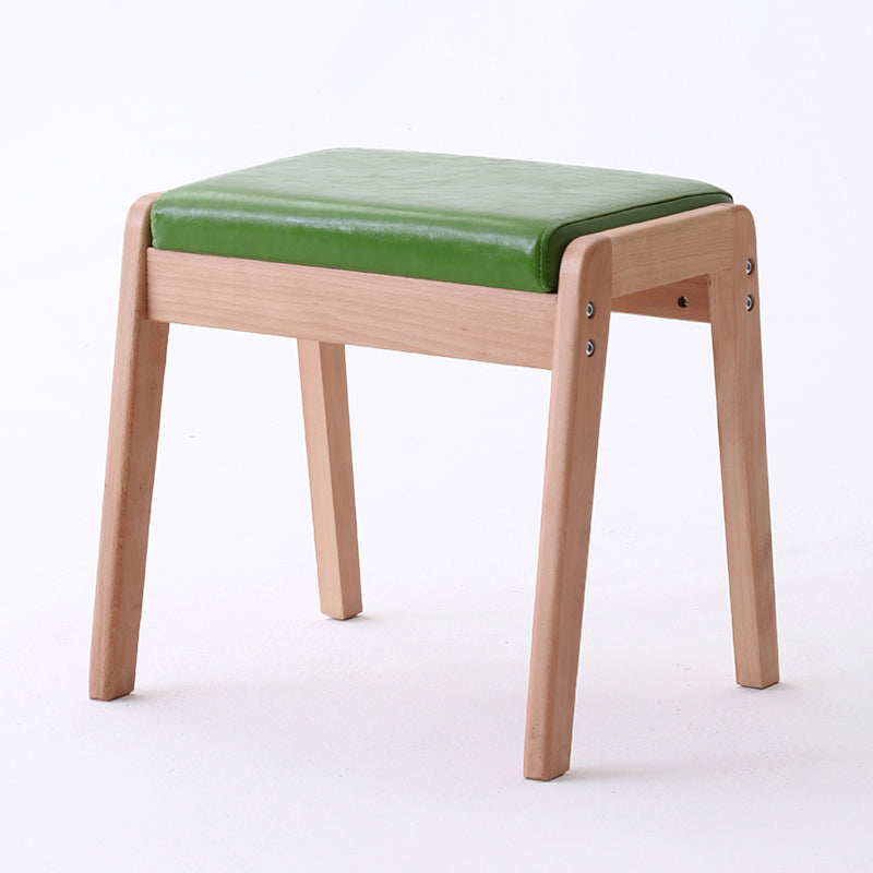 Modern Standard Yellow Rectangle Leather Water Resistant Indoor Standard