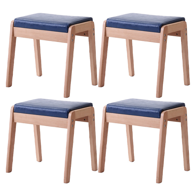 Modern Standard Yellow Rectangle Leather Water Resistant Indoor Standard