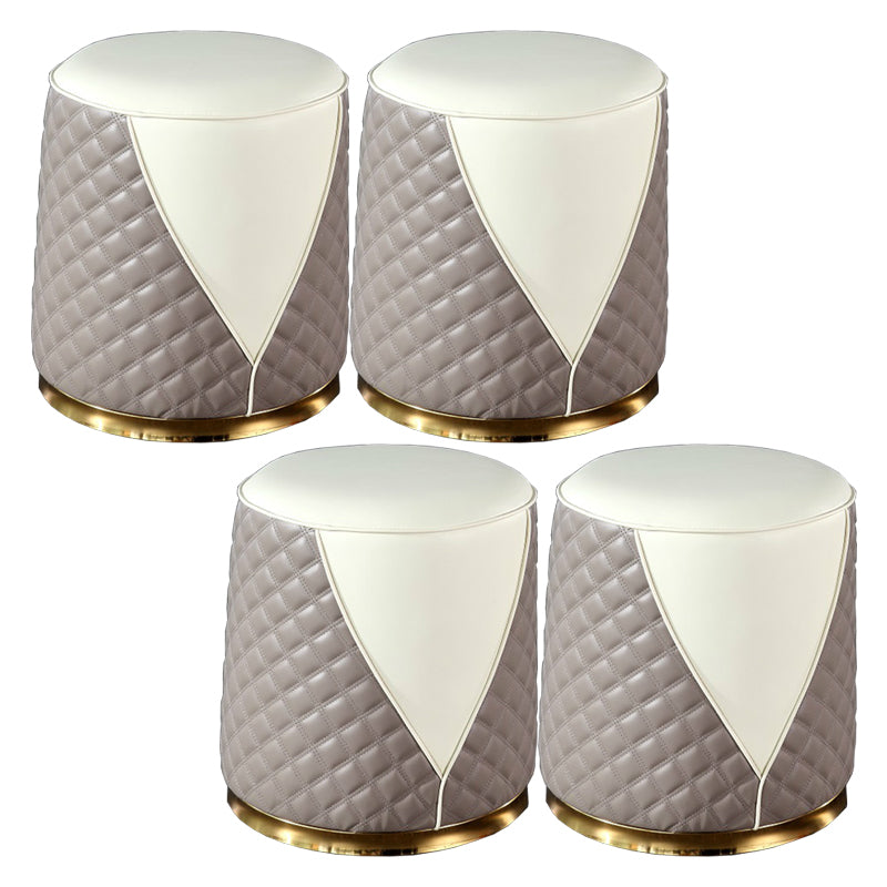 Orange Leather Standard Water Resistant Square Indoor Standard