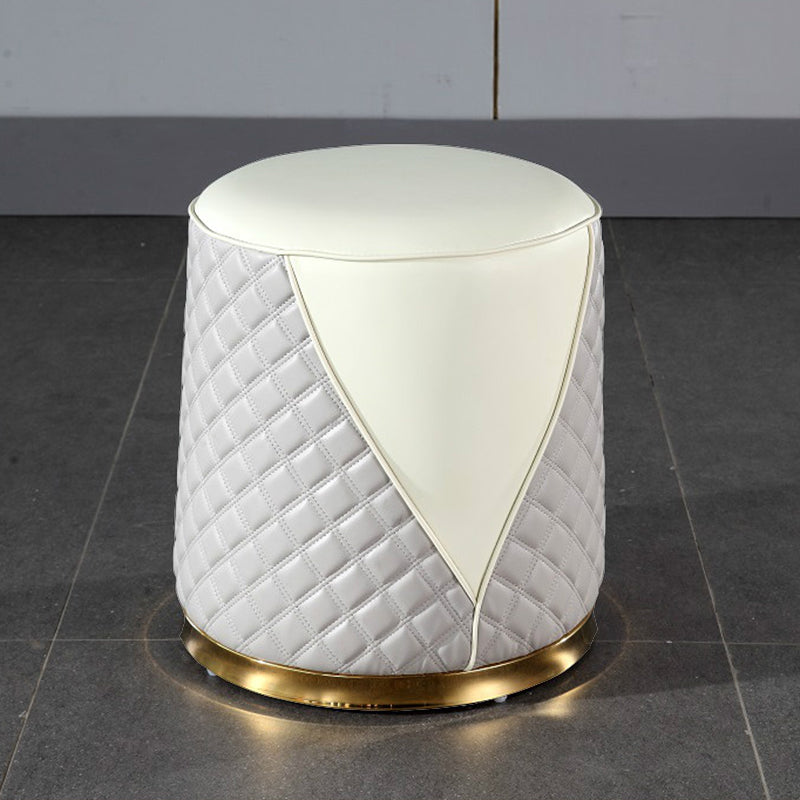 Orange Leather Standard Water Resistant Square Indoor Standard