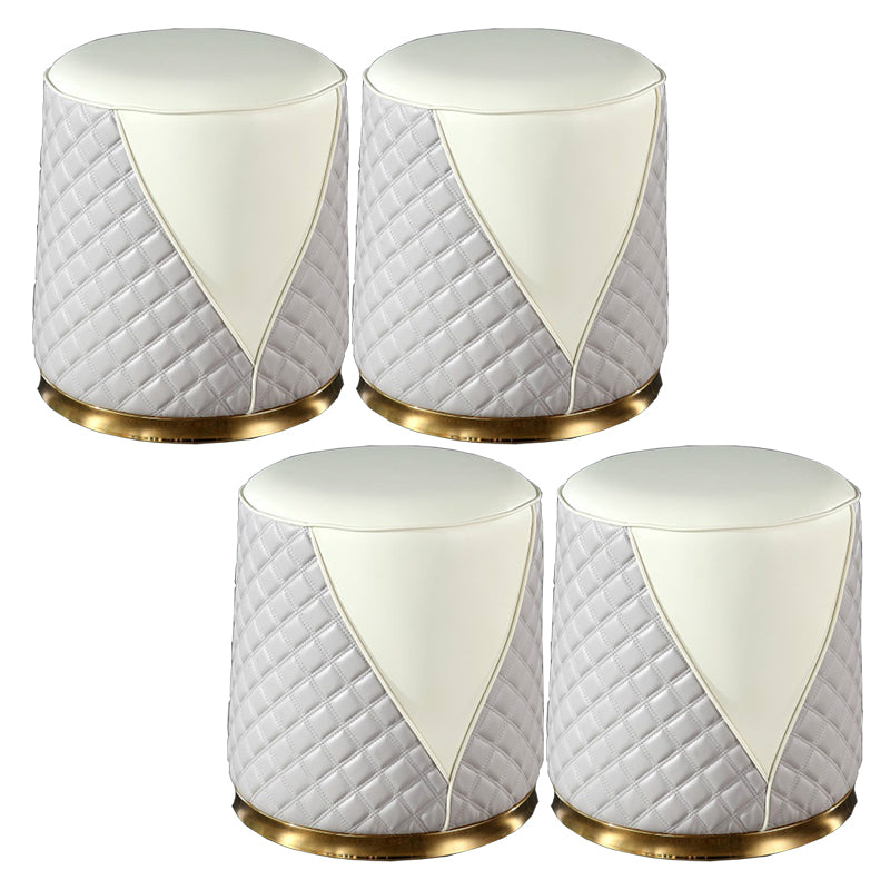 Orange Leather Standard Water Resistant Square Indoor Standard