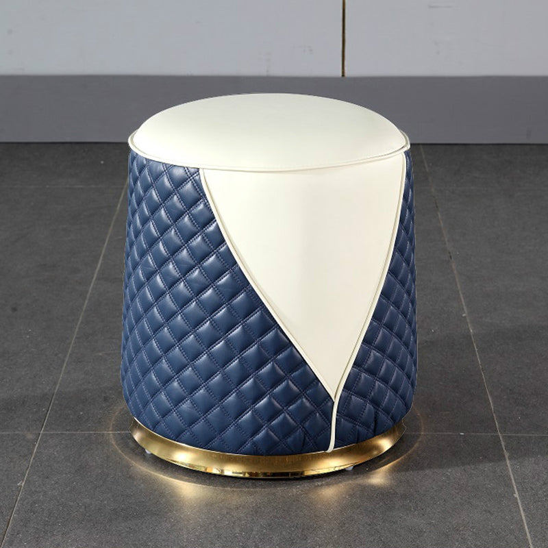 Orange Leather Standard Water Resistant Square Indoor Standard