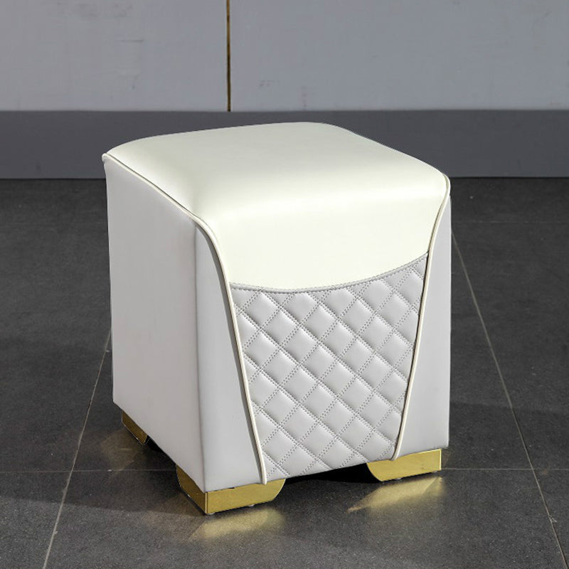 Orange Leather Standard Water Resistant Square Indoor Standard