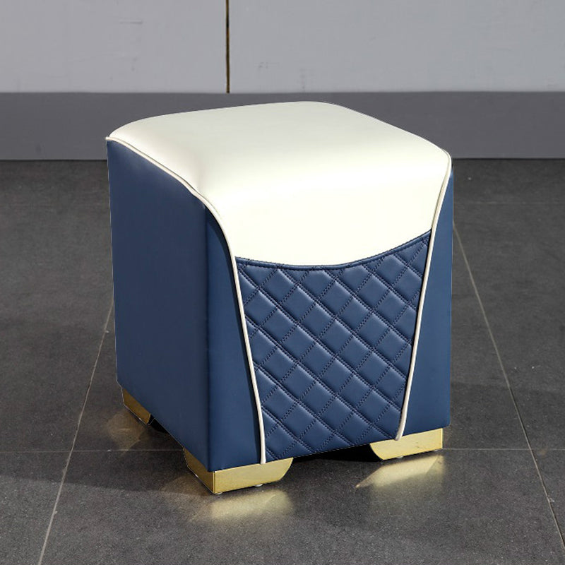 Orange Leather Standard Water Resistant Square Indoor Standard