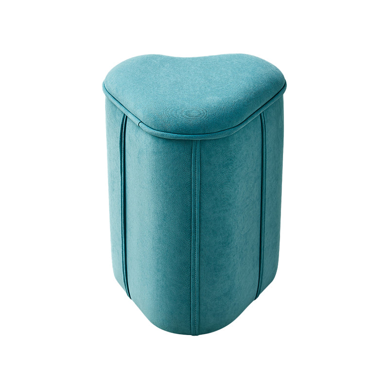 Contemporary Ottoman Solid Color Cotton Blend Standard Indoor Tear Resistant Ottoman