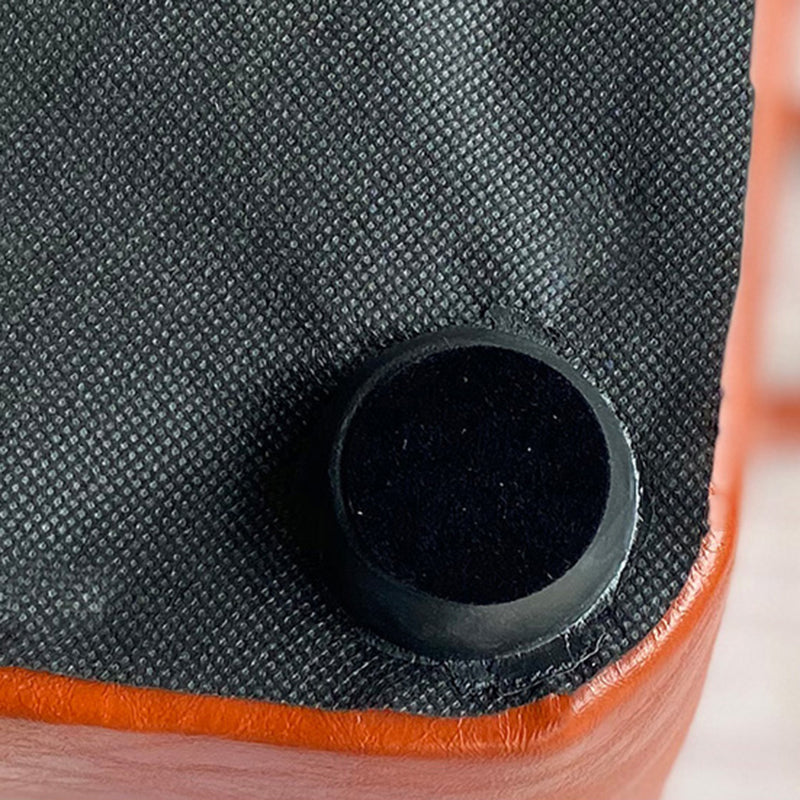 Modern Plain Storage Ottoman PU Leather Cylinder Shape with Storage Pouf Chair