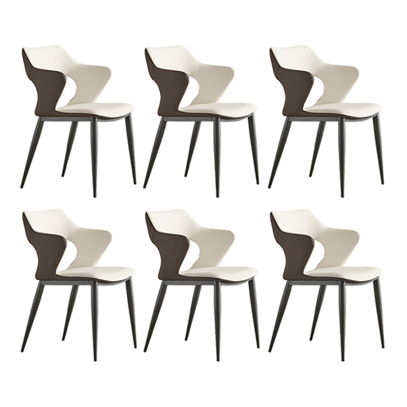 Industrial Dining Arm Chair Upholstered Dining Accent Chair for Home