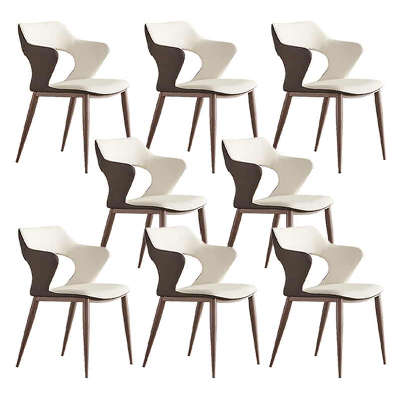 Industrial Dining Arm Chair Upholstered Dining Accent Chair for Home