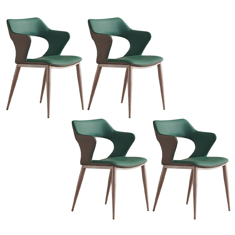 Industrial Dining Arm Chair Upholstered Dining Accent Chair for Home