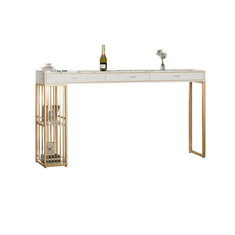 Modern 1/2/3 Pieces Counter Height Set Rectangle Indoor Pub Dining Set with Storage