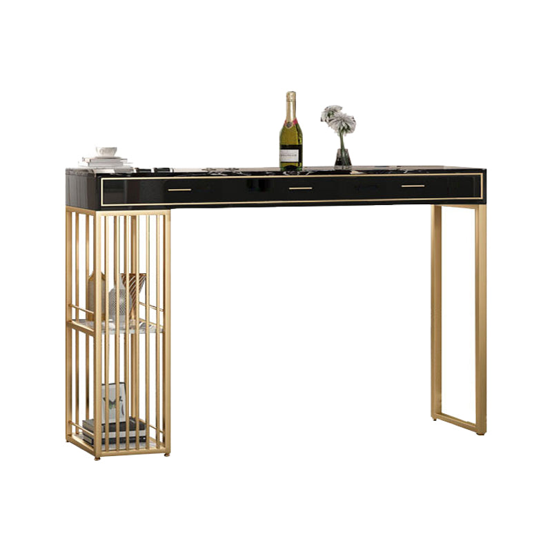 Modern 1/2/3 Pieces Counter Height Set Rectangle Indoor Pub Dining Set with Storage