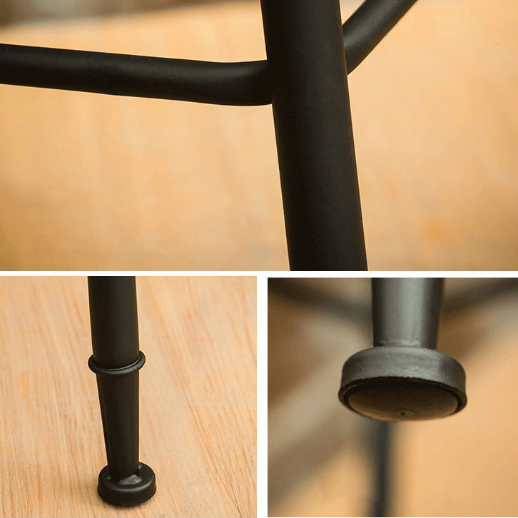 Industrial Wood Bar Table Set 1/2/3 Pieces Round Counter Set for Home Use